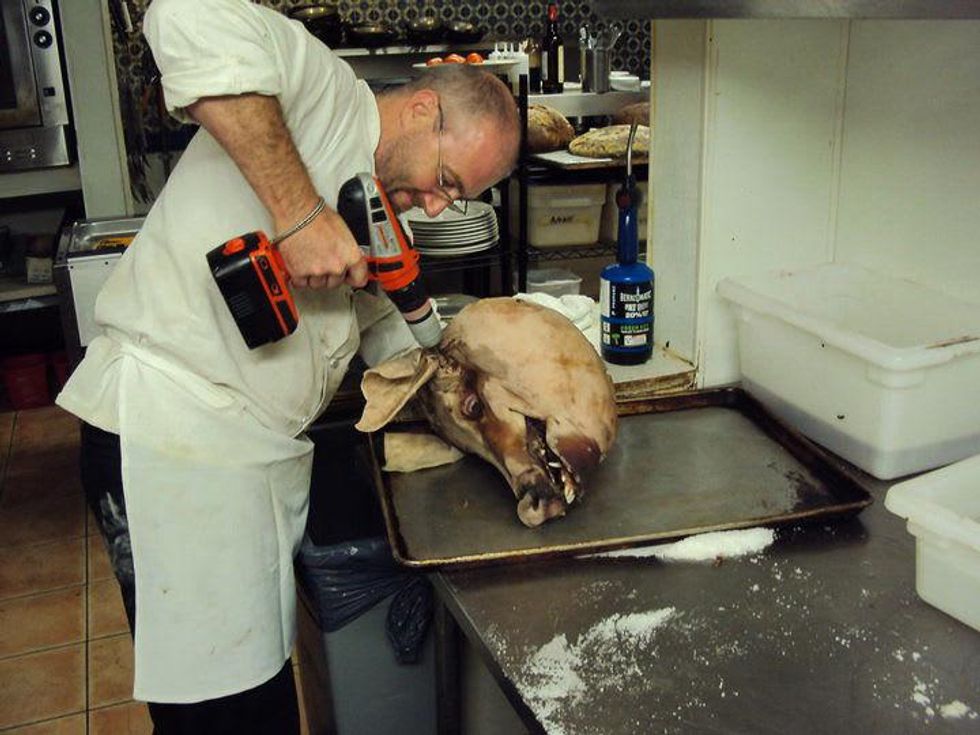 Richard Knight chef Feast power tool