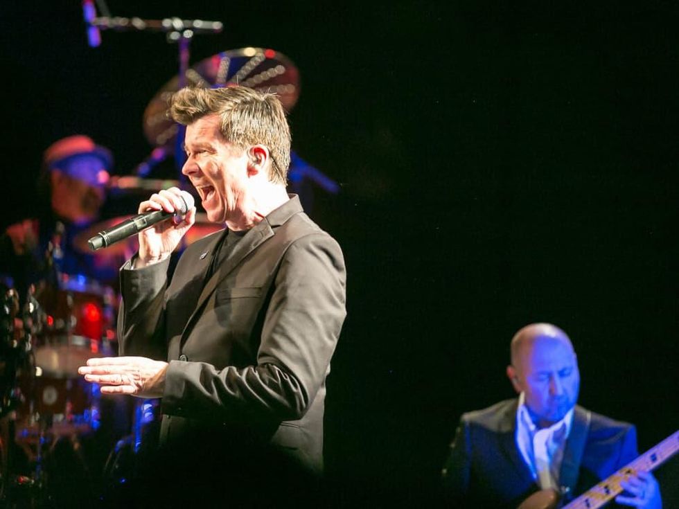 Rick Astley in concert at Warehouse Live