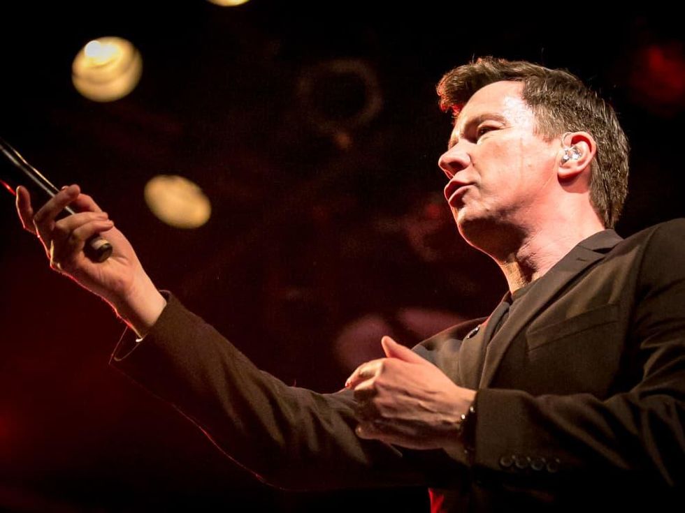Rick Astley in concert at Warehouse Live