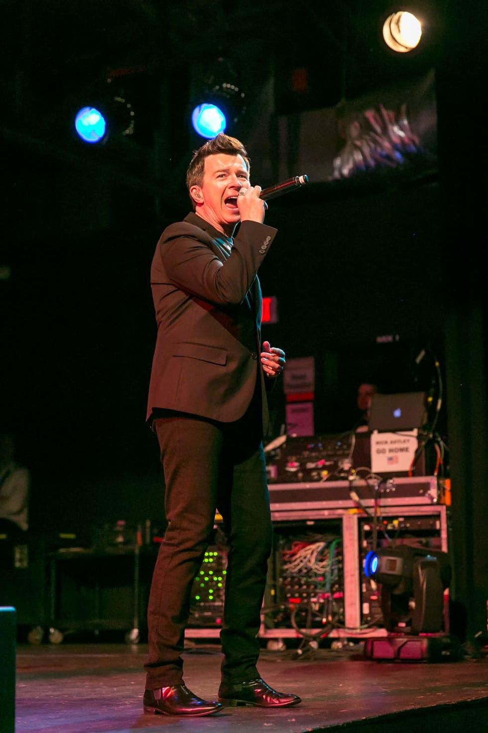 Rick Astley in concert at Warehouse Live