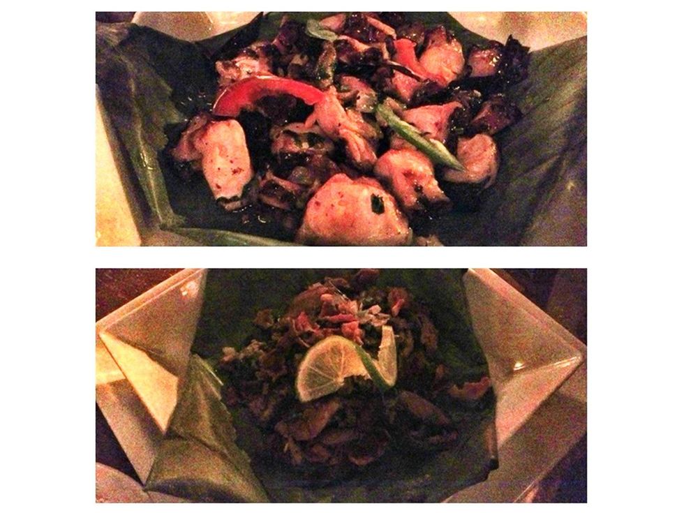 Rick Bayless, Hugo's, wood-grilled octopus, achiote suckling pig, January 2013