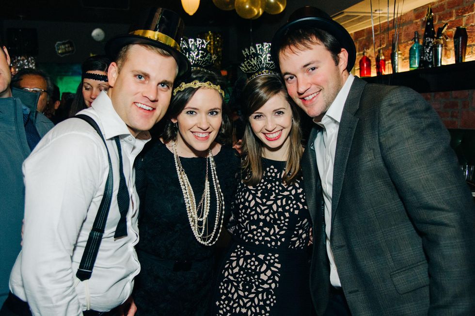 Ricky and Elizabeth Bryan, from left, and Mallory and Clint Richardson