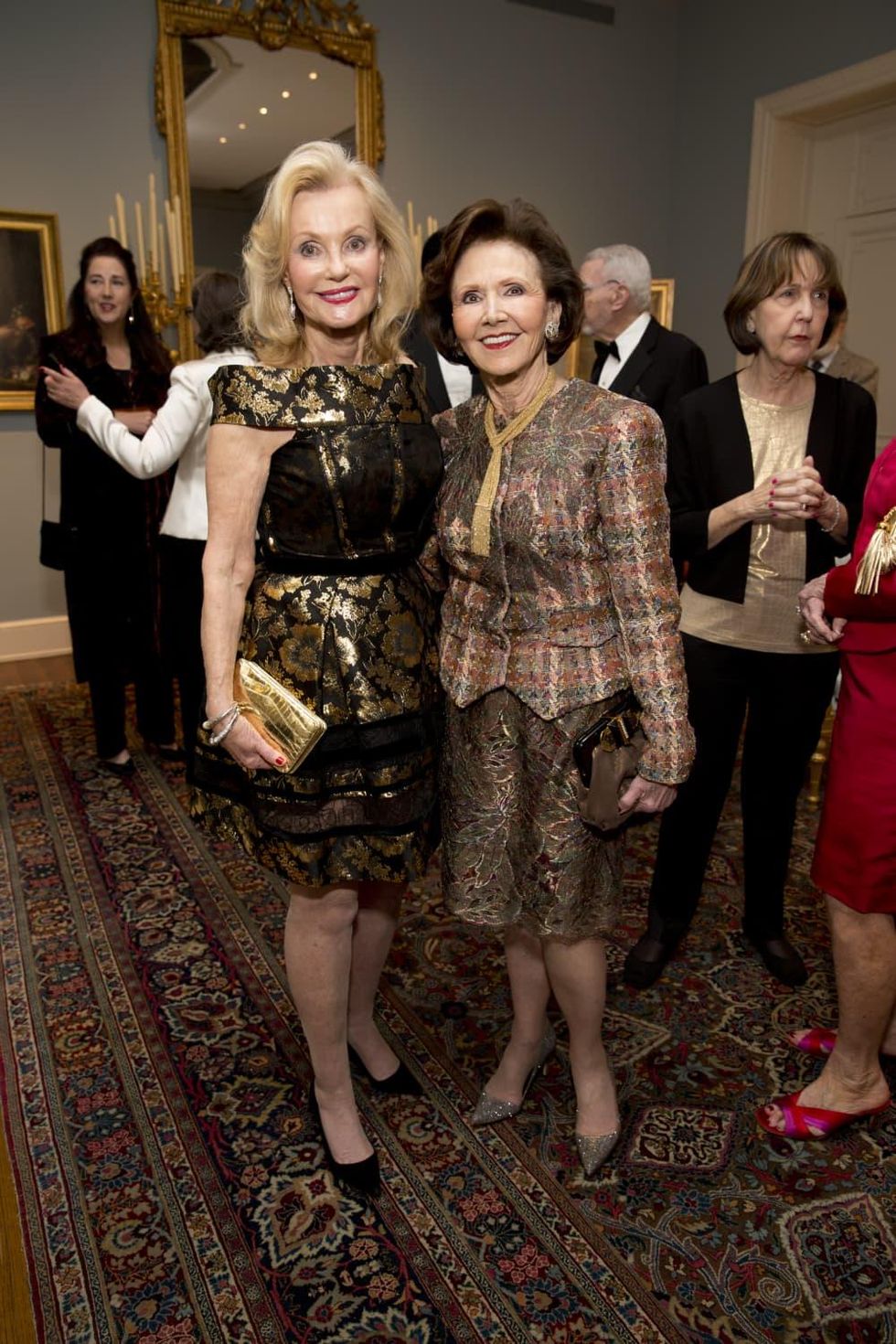 Rienzi society dinner, Feb. 2016, Pat Breen, Cyvia Wolff