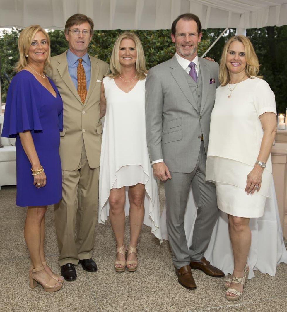 Rienzi Spring Party, 5/16 Jana and John Mchenry; Chaille Strake; Mace and Melanie Meeks