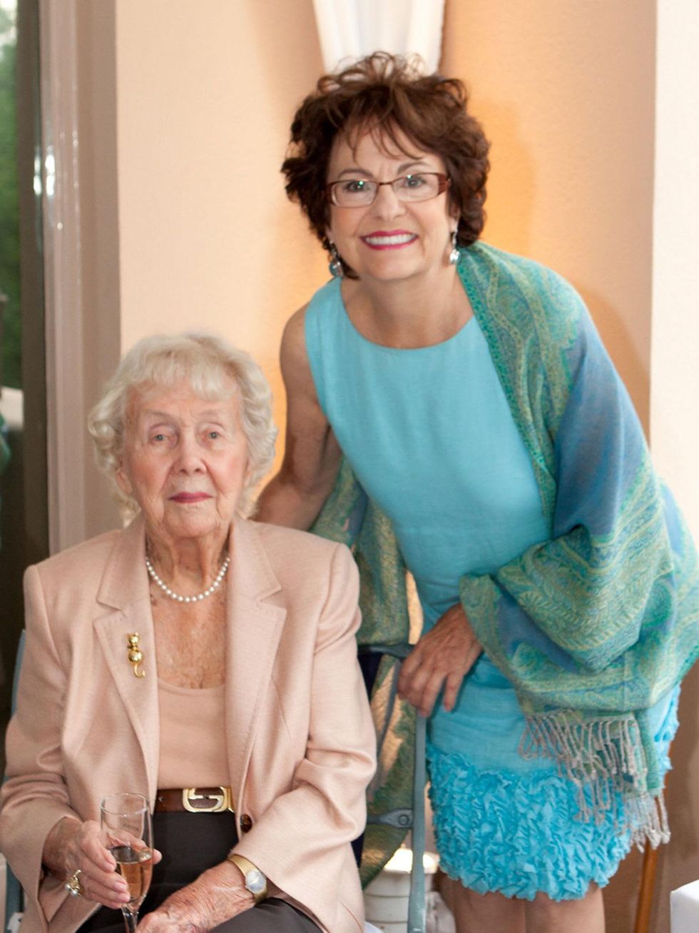 Rienzi Spring Party April 2013 Marjorie Horning and Donna Rybiski