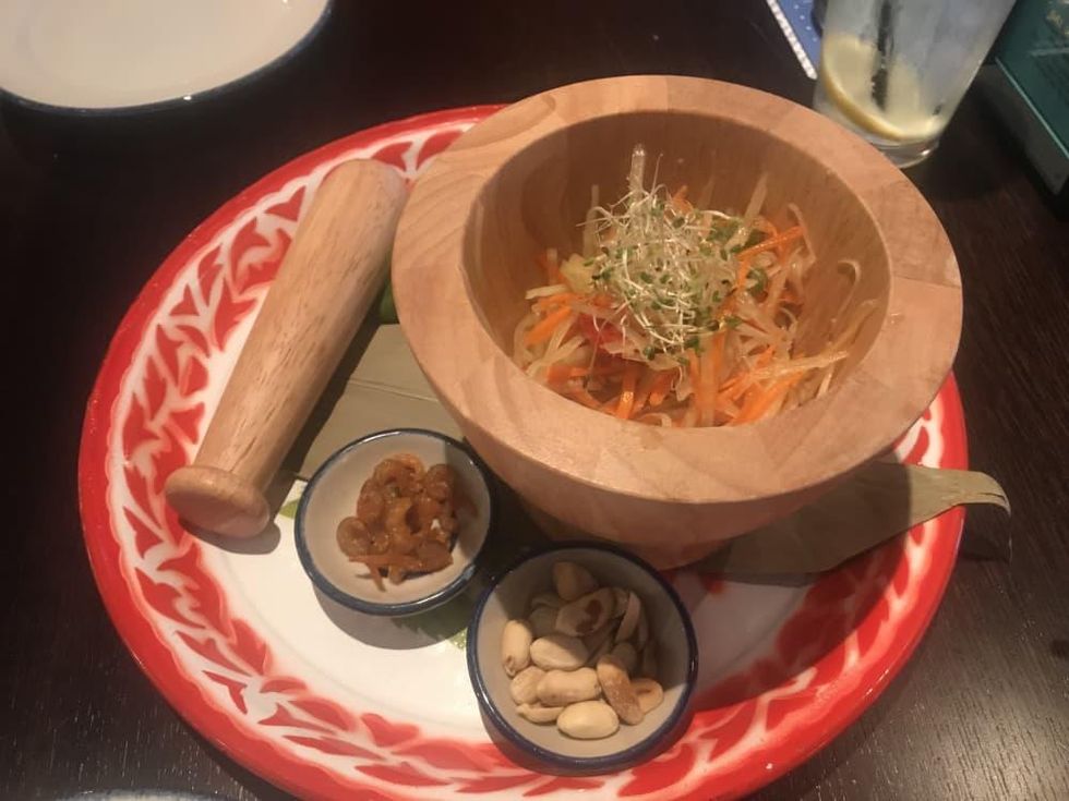 Rim Tanon papaya salad