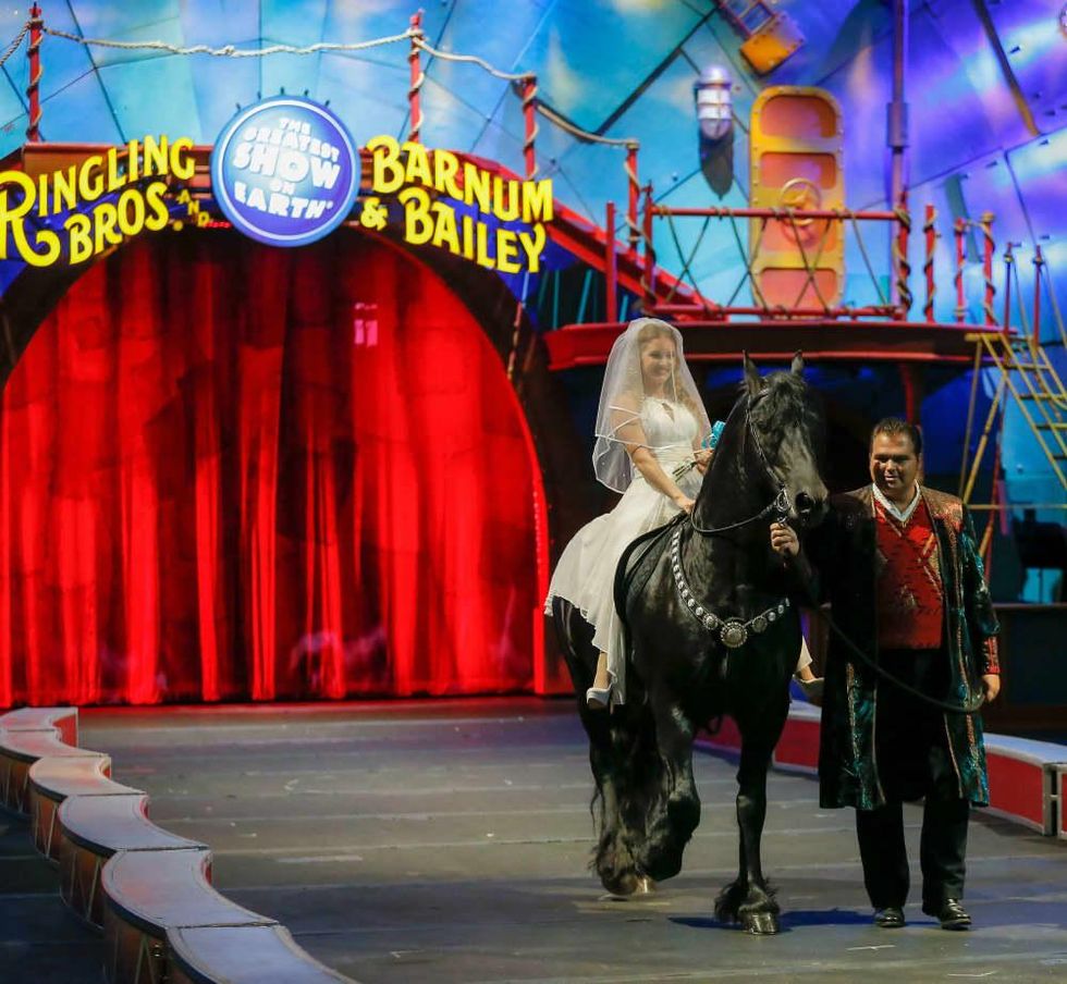 Ringling Bros. wedding, Anna Lebedeva,, July 2016