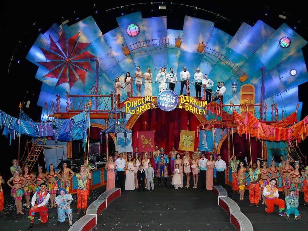Ringling Bros. wedding, Mustafa Danguir and Anna Lebedeva,, July 2016