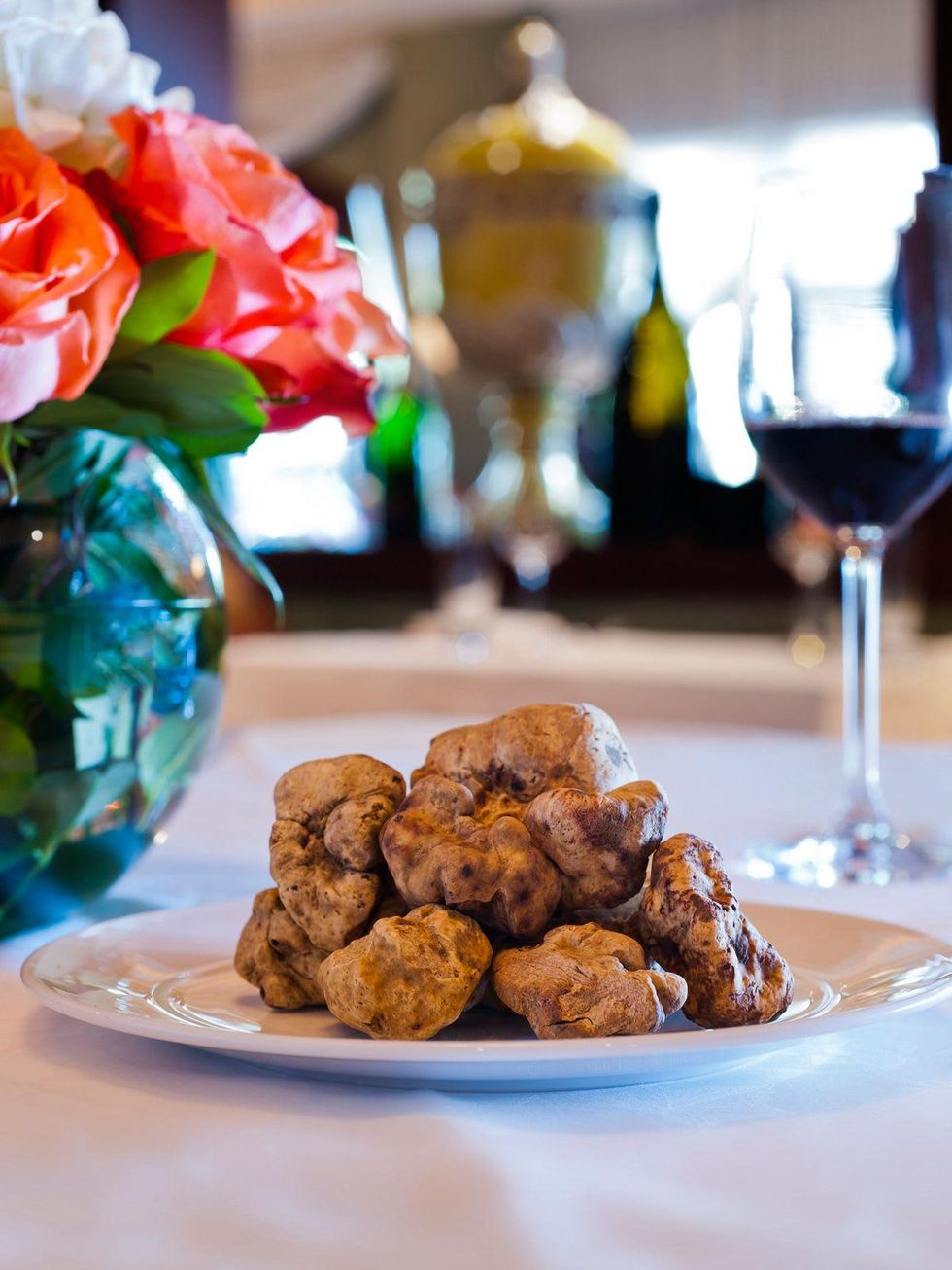 Ristorante Cavour white truffles November 2013 Hotel Granduca