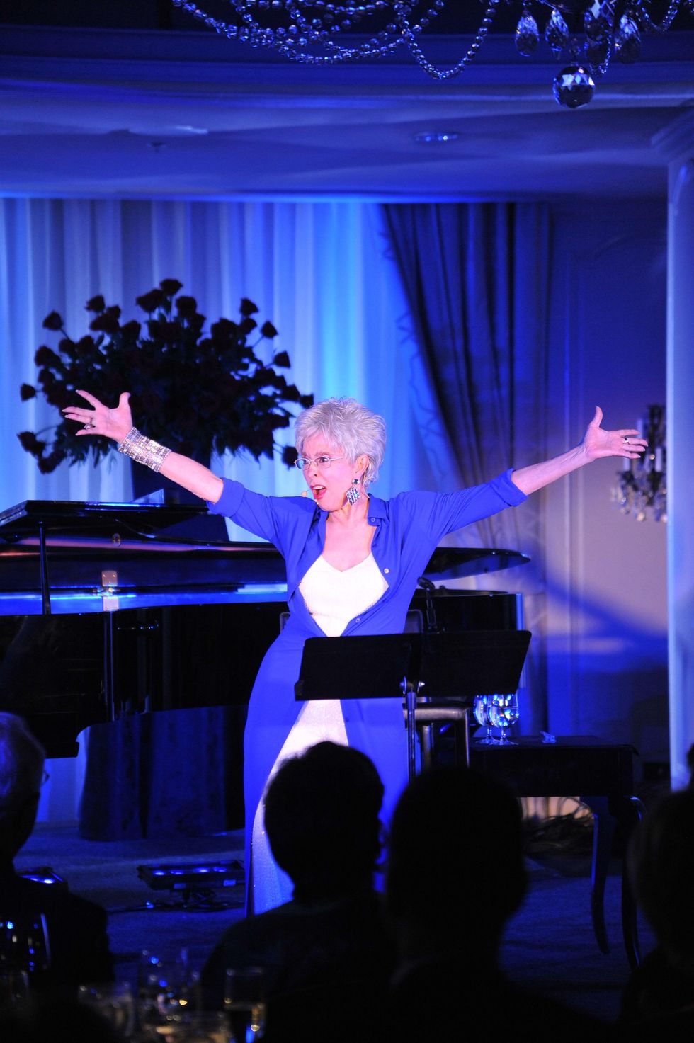 Rita Moreno in performance at the Houston Arts Alliance event with Rita Moreno May 2014