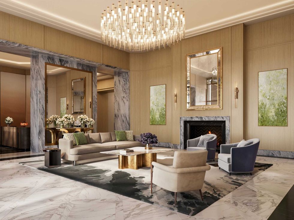 Ritz-Carlton Residences interior rendering