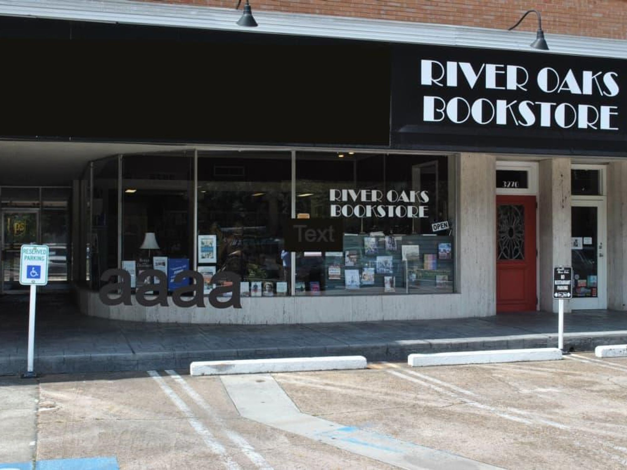 River Oaks Bookstore, exterior