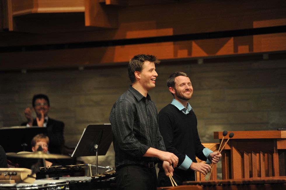 River Oaks Chamber Orchestra Big Bang percussion concerto two