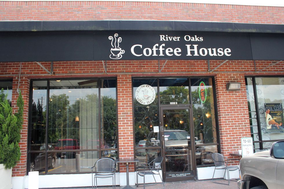 River Oaks Coffee House, Exterior, June 2012