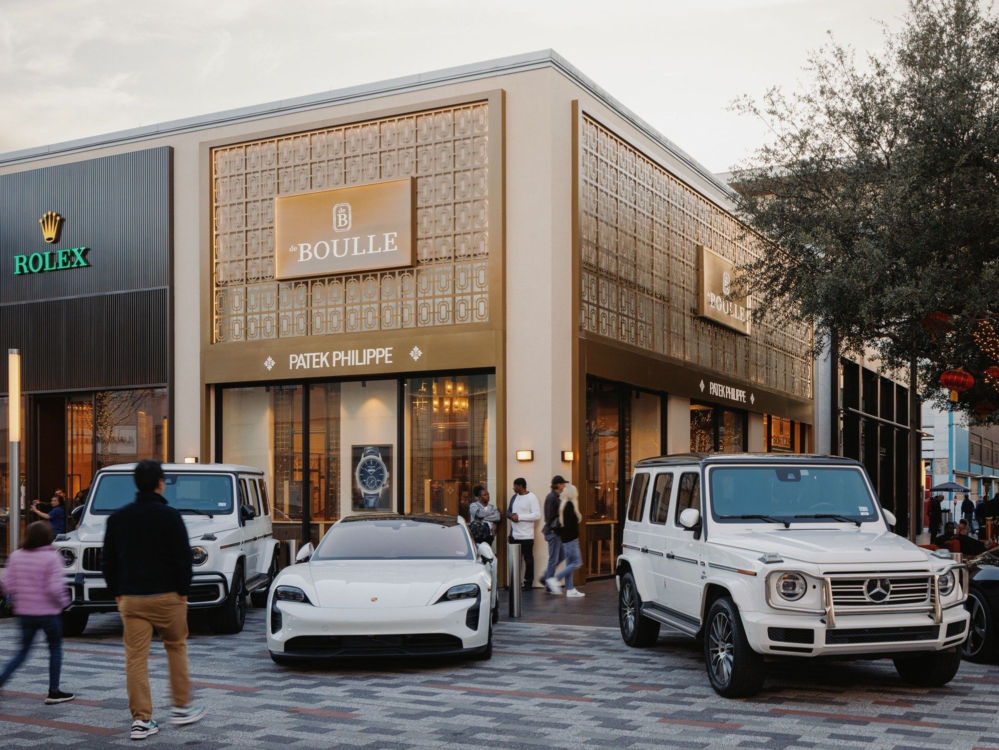 River Oaks District exterior Rolex Boulle