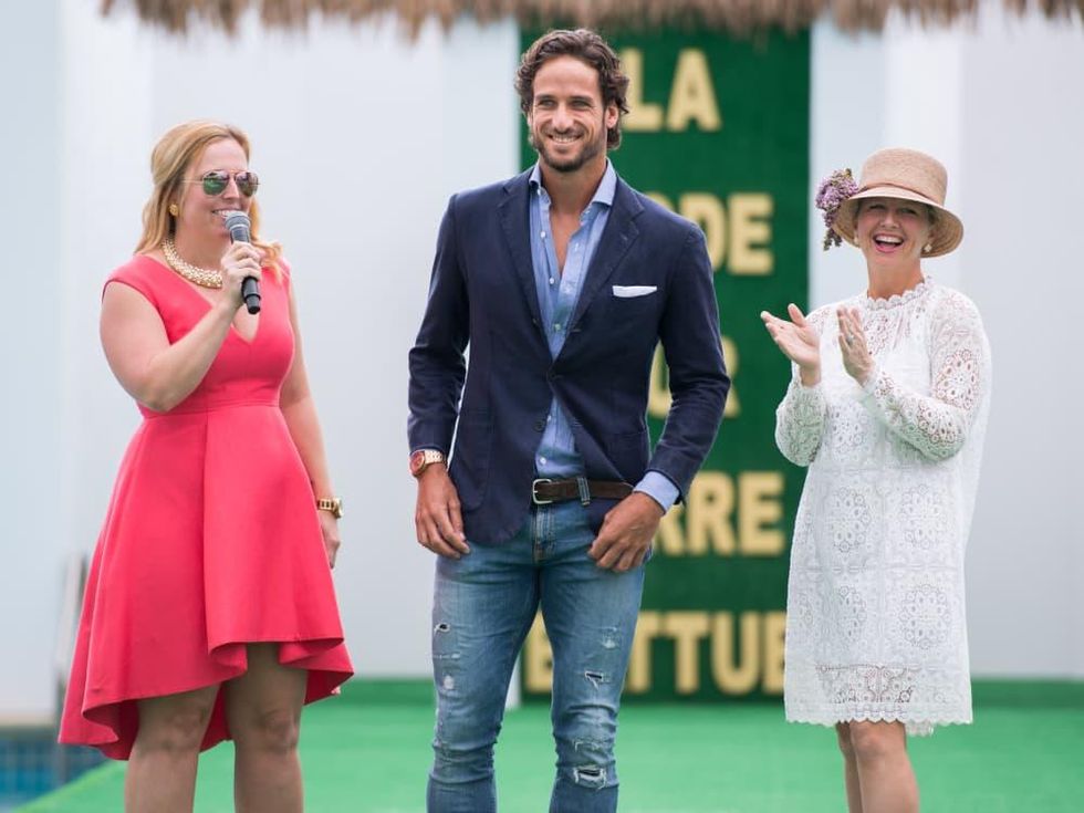 River Oaks Tennis Luncheon, April 2016, Bronwyn Greer, Feliciano Lopez, Libbye Morrell