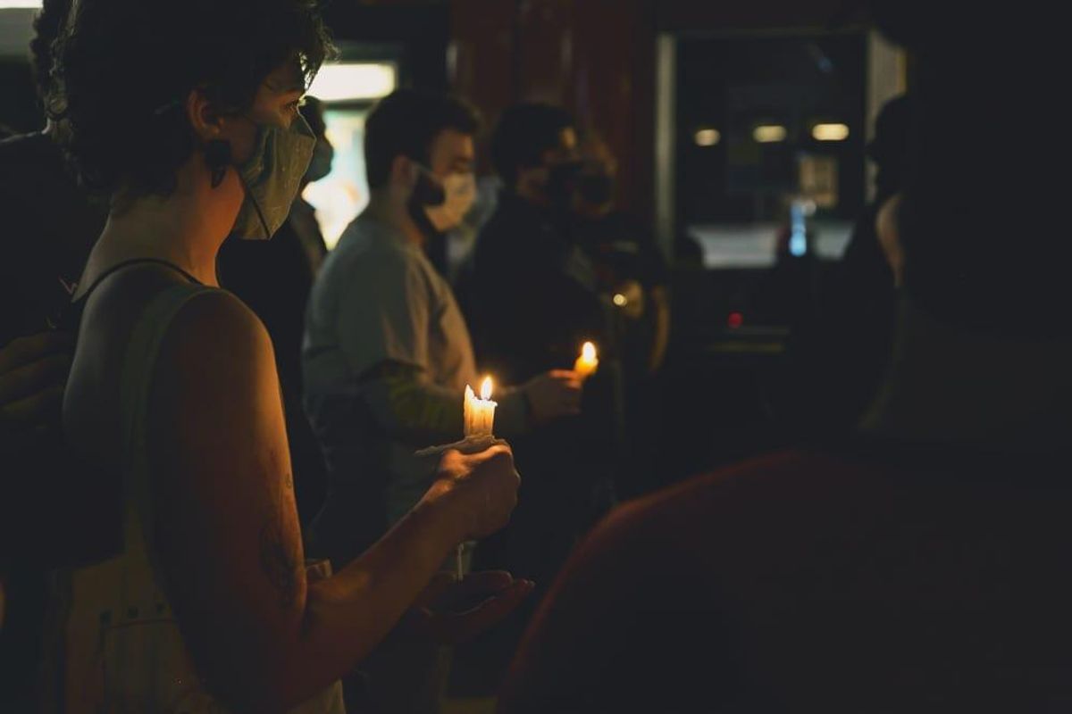 A candlelight vigil. CultureMap Houston