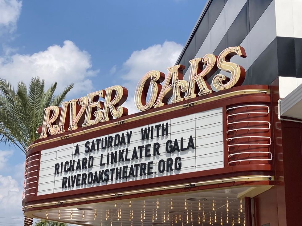 River Oaks Theatre marquee