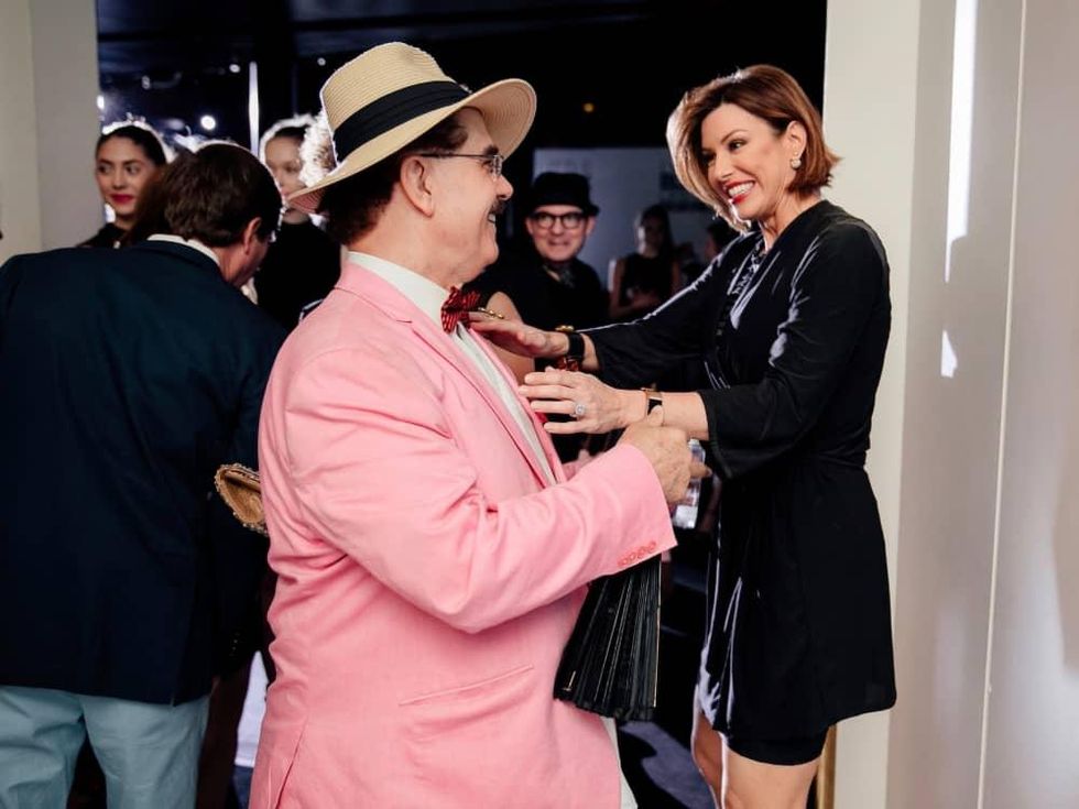 Riyad Abu-taha, Dominique Sachse Florescu at Little Black Dress Designer 2017