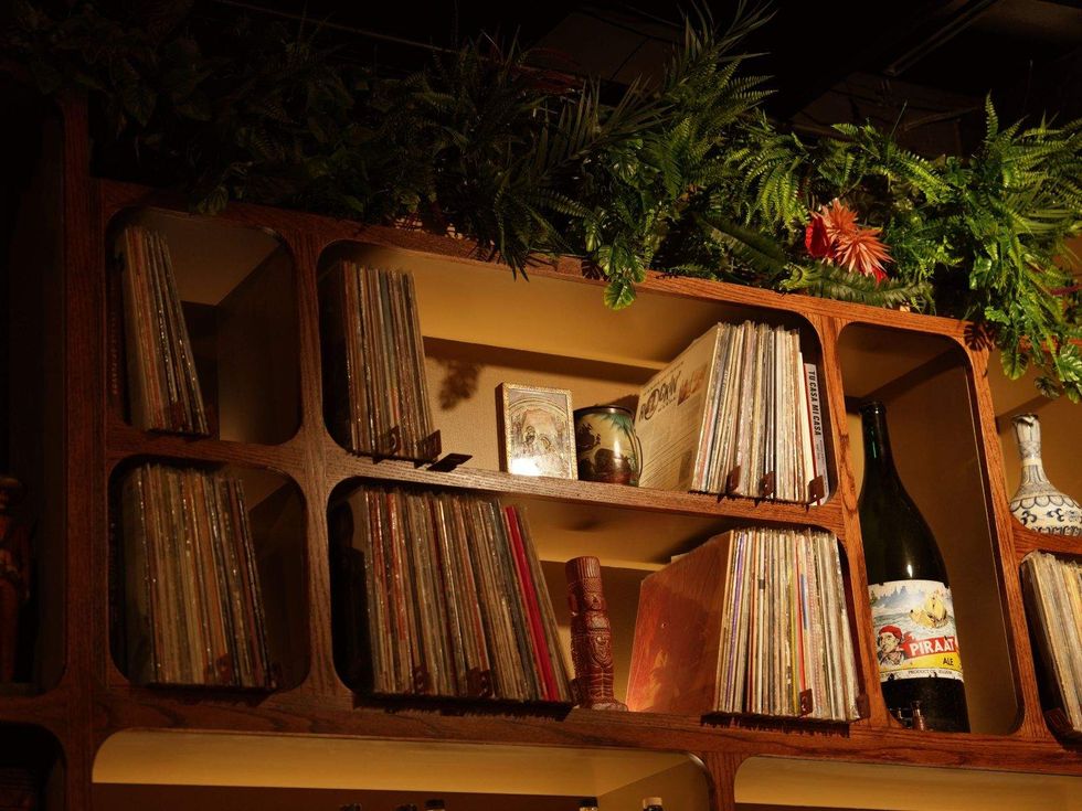 Road to Nowhere bar vinyl records