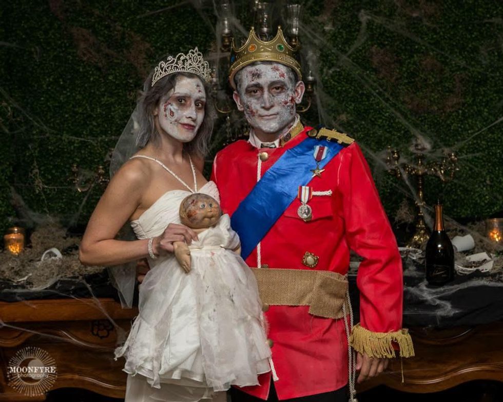 Roaxana Tamijani and Michael Poskey at Once Upon a Nightmare October 2013