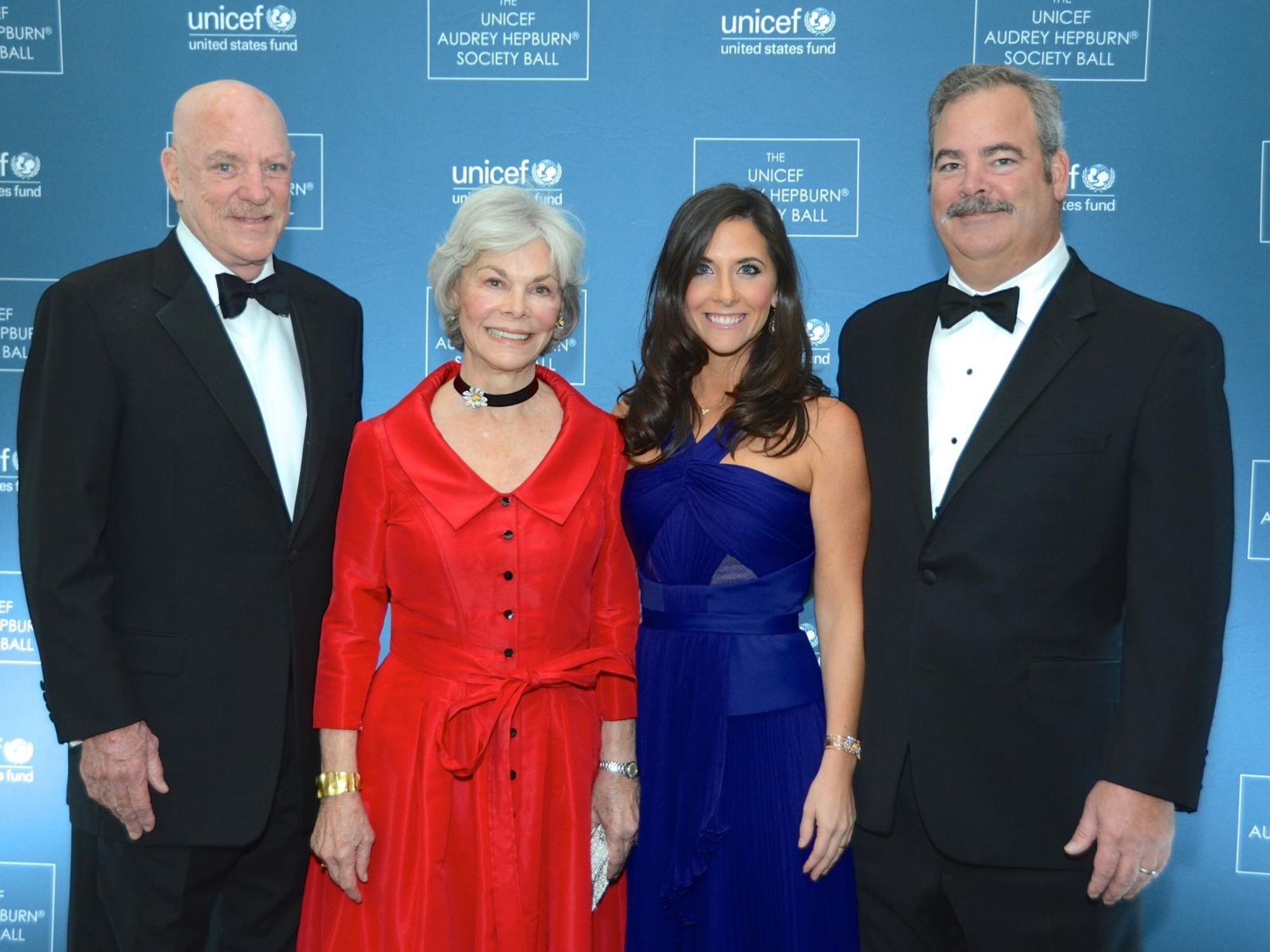 Robert and Janice McNair, from left, and Hannah and Cal McNair at the UNICEF Gala October 2014