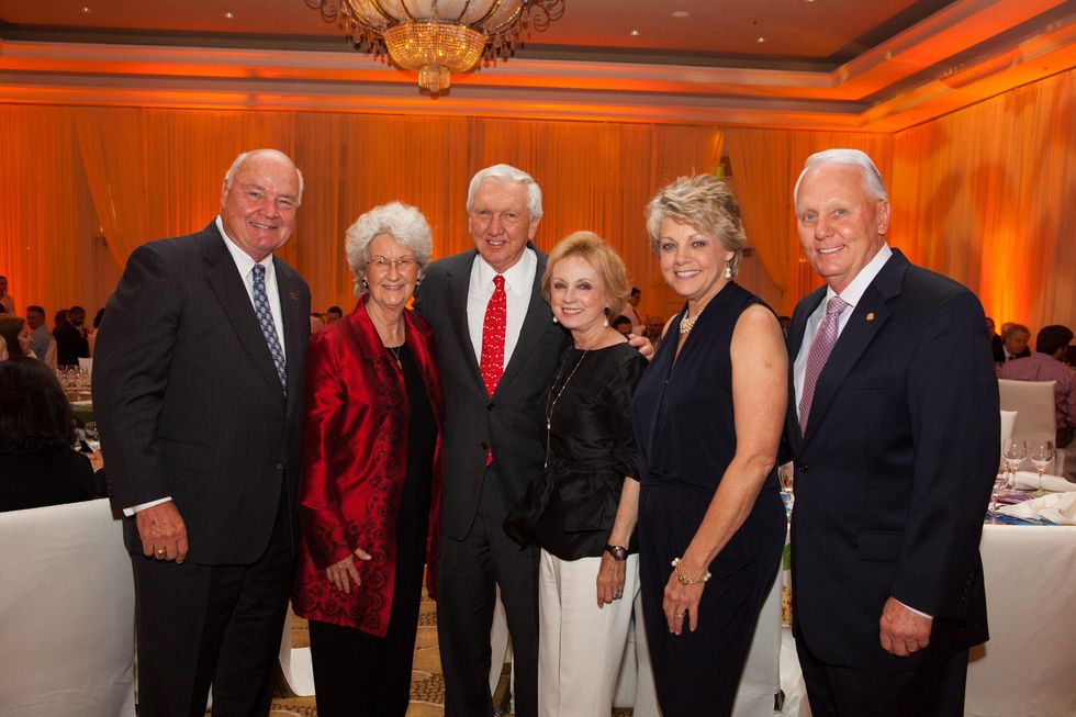 Robert and Pat Hebert, from left, Larry and Suzie Johnson and Gay and Jimmy Thompson at the Sugar Land Wine and Food Affair April 2015
