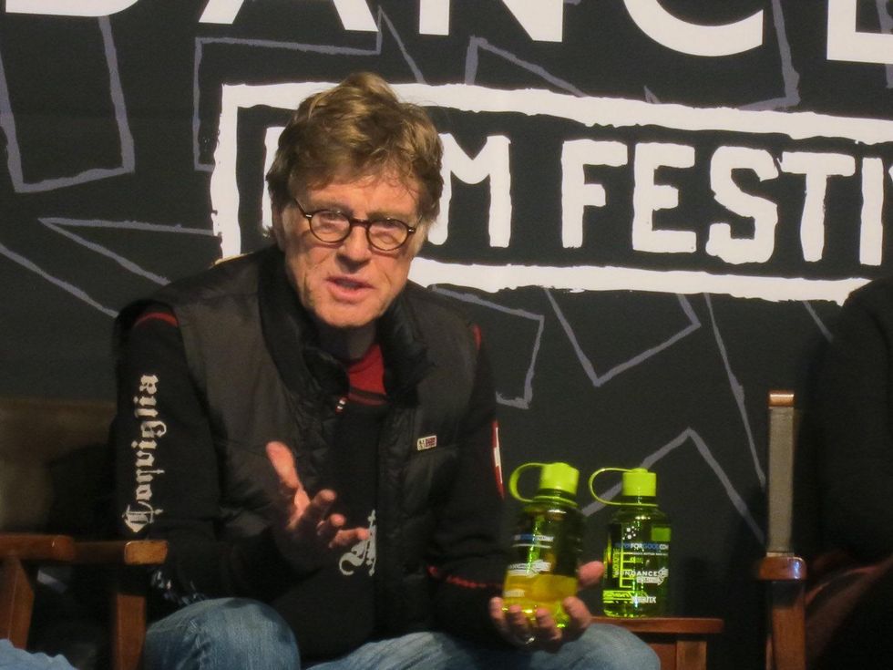 Robert Redford, Sundance Film Festival, January 2013