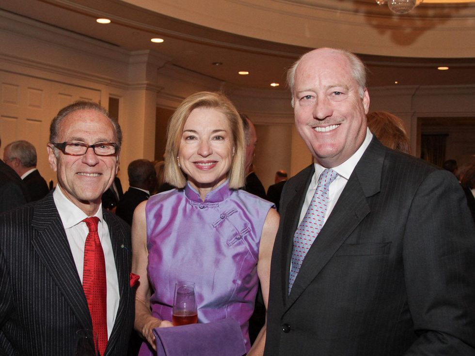Robert Sakowitz, from left, with Meredith and Fielding Cocke at the Best Cellars dinner.
