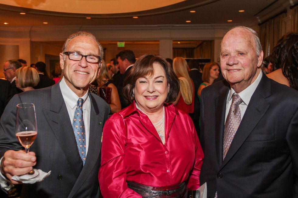 Robert Sakowitz, from left, with Rose and Harry Cullen at Best Cellars September 2014