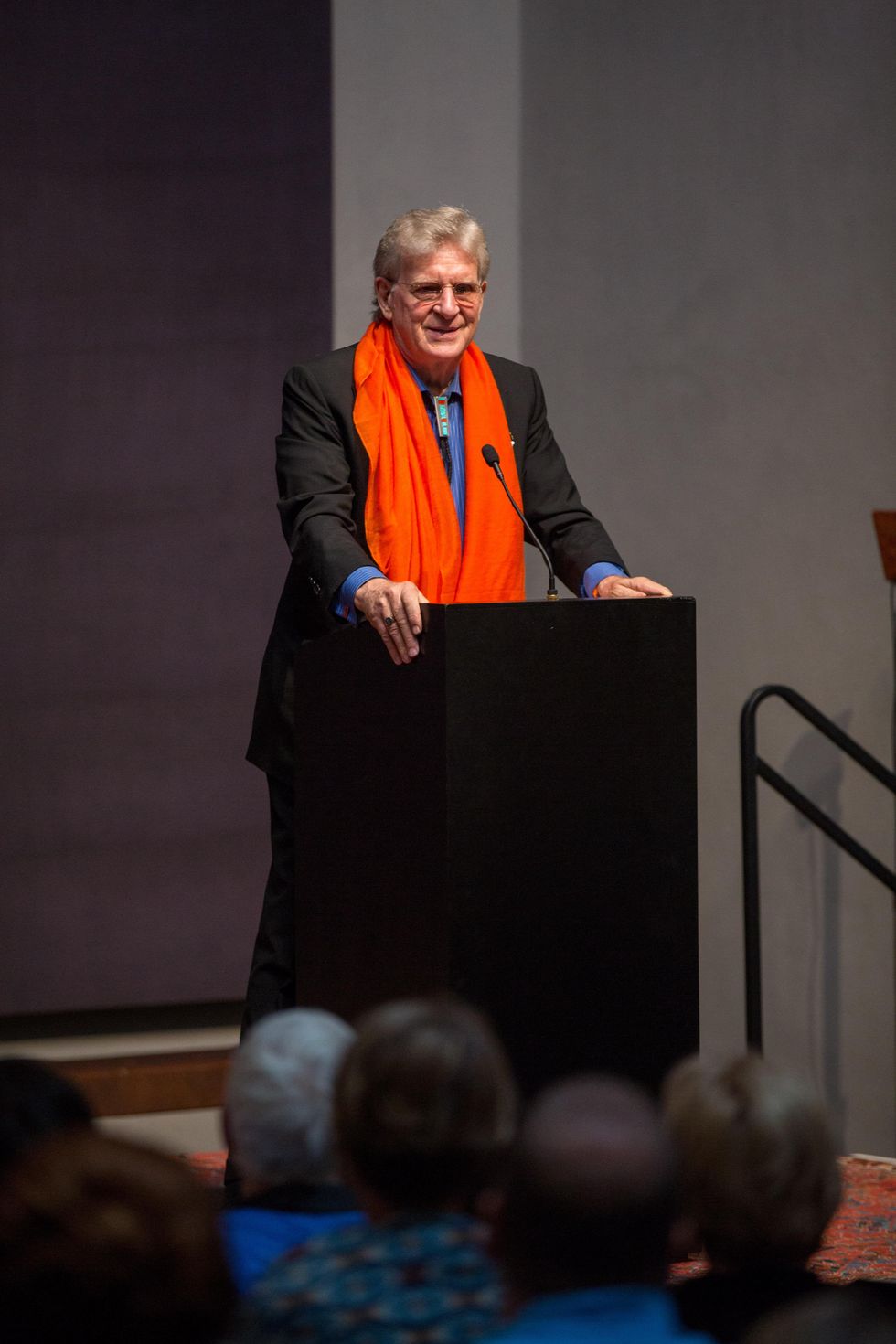 Robert Thurman at Love Your Enemies seminar with Robert Thurman at Rothko Chapel October 2014