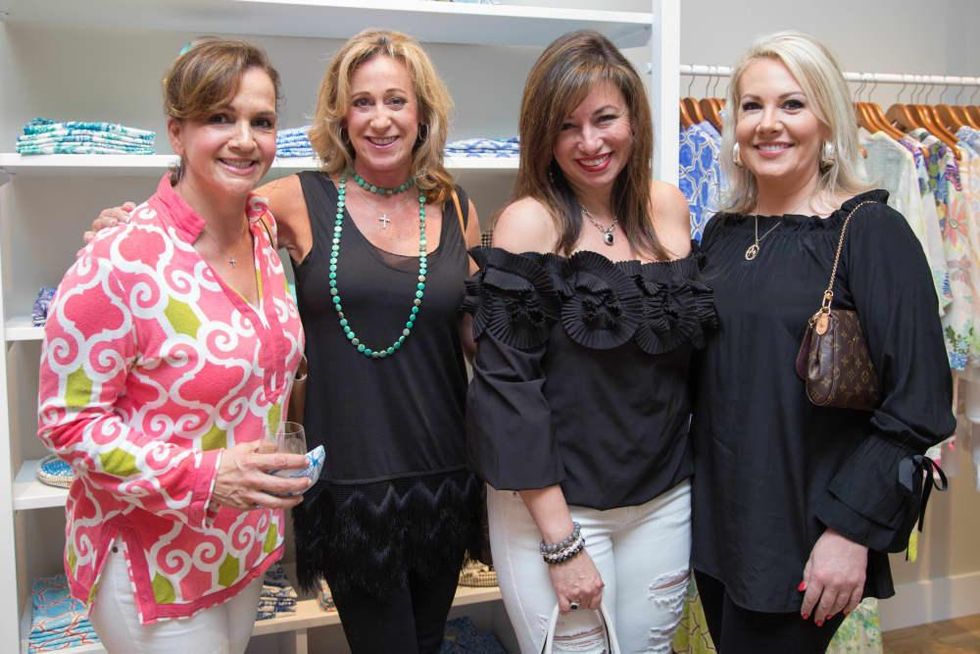 Roberta Roller Rabbit opening Ann Fordham, Maria Helm, Marlo Miller, Ghad Ali