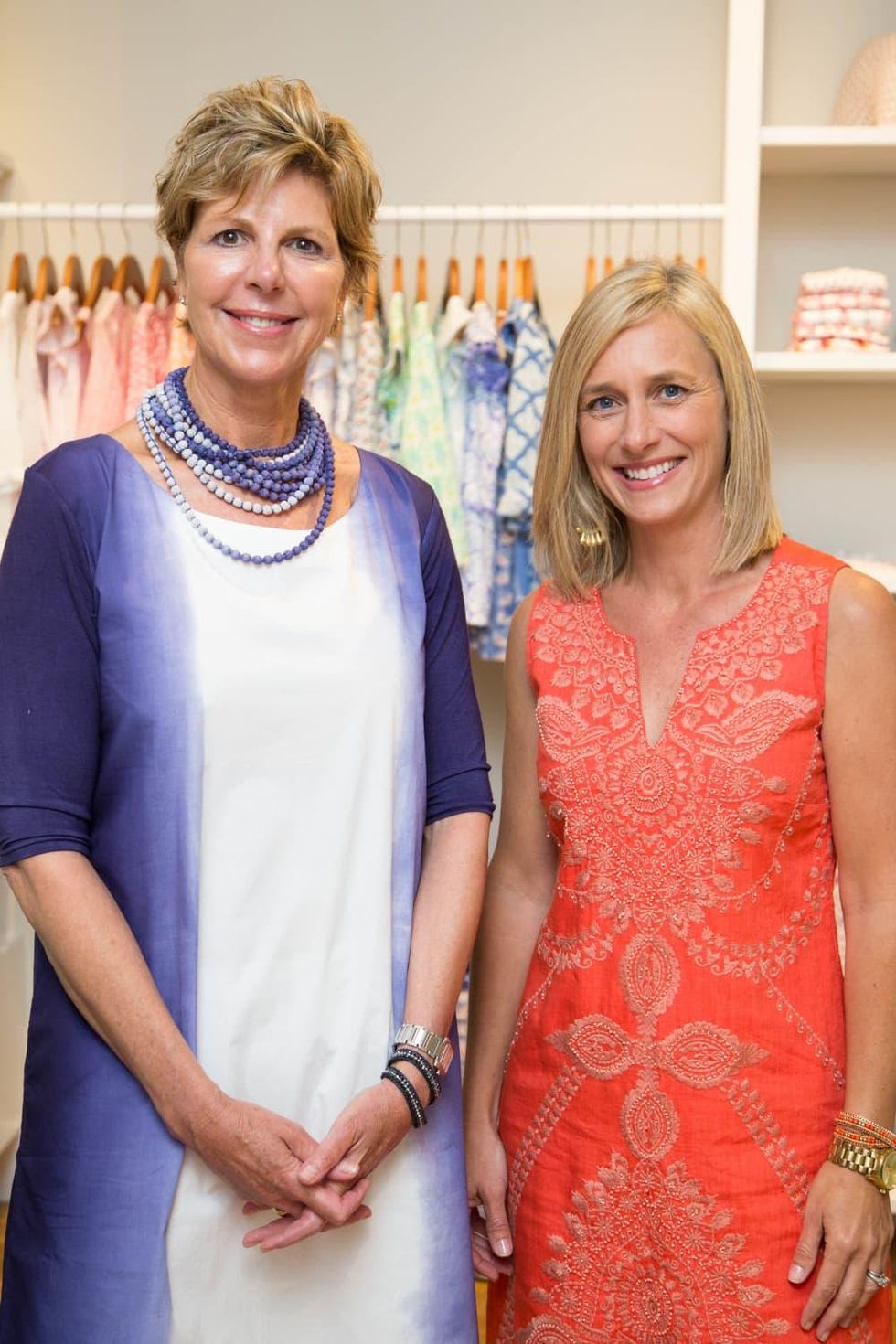 Roberta Roller Rabbit opening Renate Ferraro, Mary Cullen Lombardi