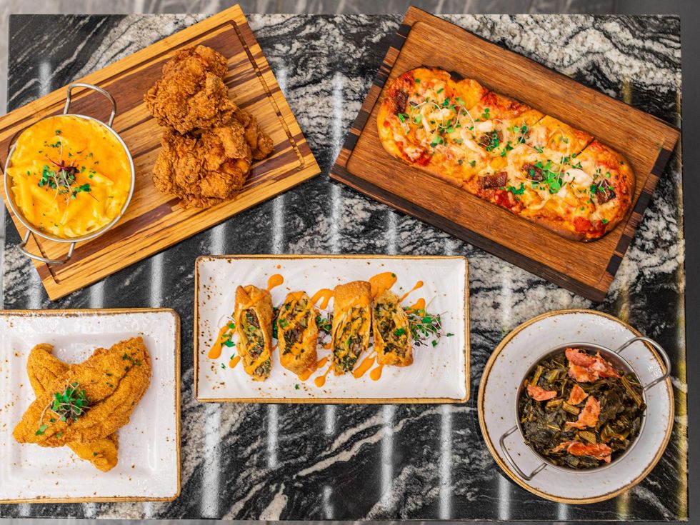 Rockhouse Southern Kitchen food spread