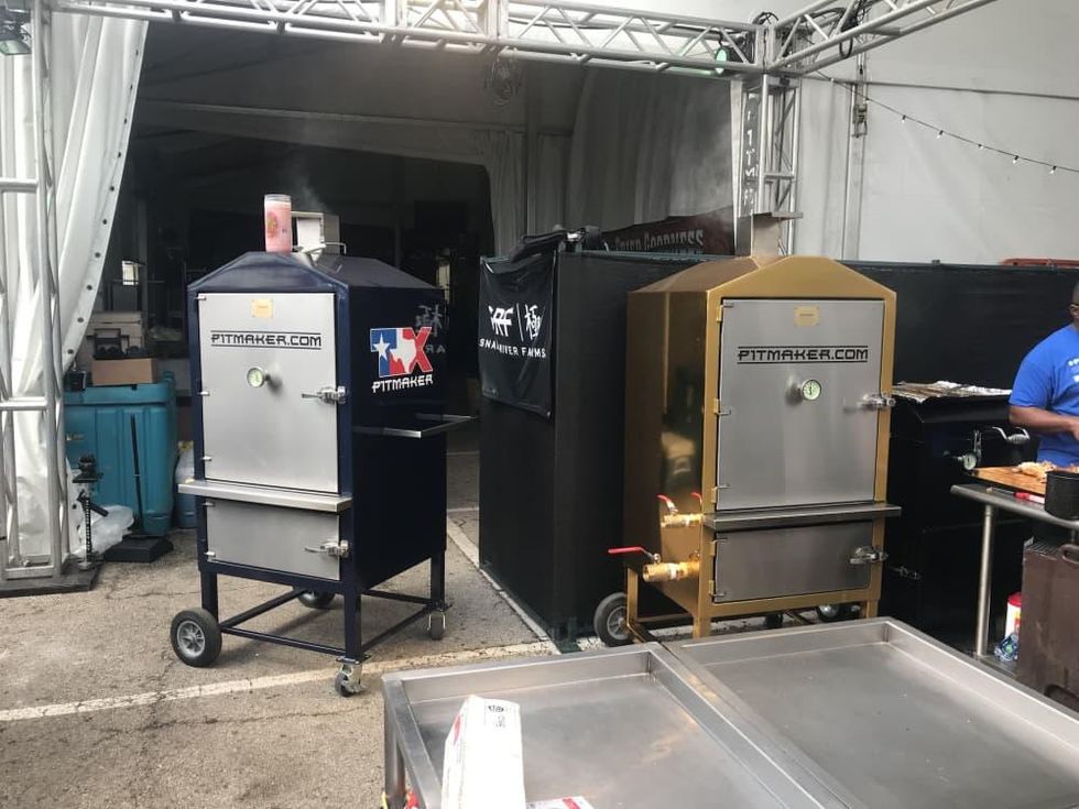 Rodeo barbecue cook-off Pitmaker pits