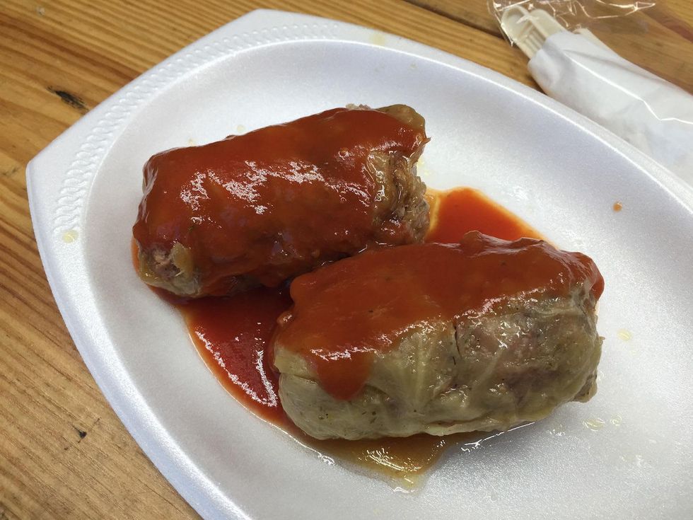 Rodeo carnival Polonia cabbage rolls