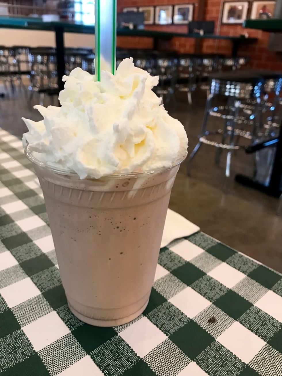 Rodeo Goat Houston chocolate milkshake
