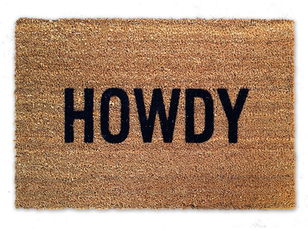 Rodeo Houston Quick Fix howdy door mat