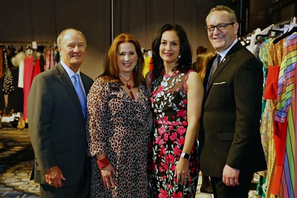 Rodeo Trailblazer Awards Luncheon 2020 HLSR Chairman of the Board Jim Winne, Trailblazer Committee Chair Jennifer Ewing Summerour, HLSR Vice President Tonya Yurgensen-Jacks and HLSR President & CEO Joel Cowley