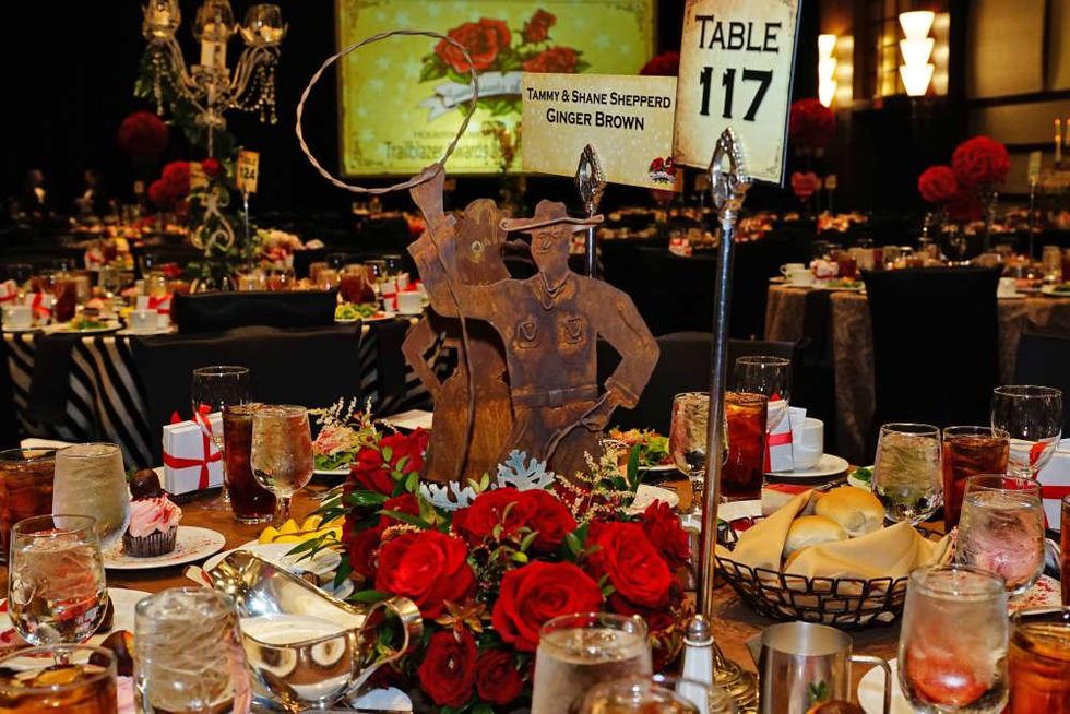 Rodeo Trailblazer Awards Luncheon 2020 table