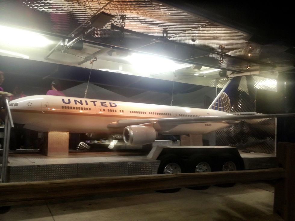 RodeoHouston, barbecue cook-off, February 2013, Unique display at one cook-off tent