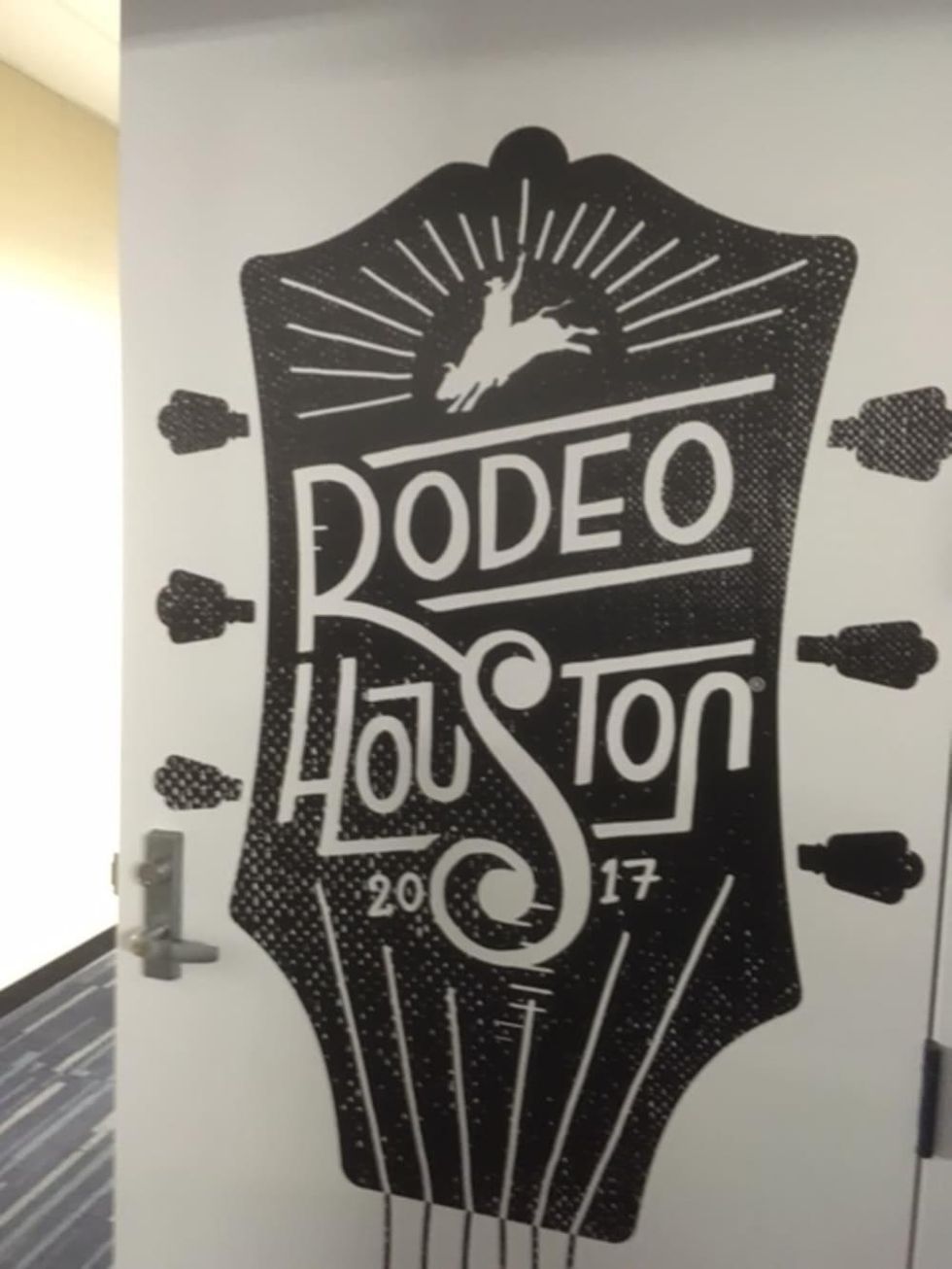 RodeoHouston entrance to entertainer's dressing rooms