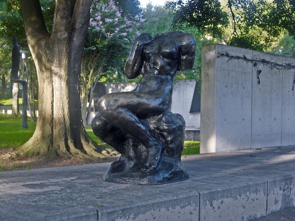 Rodin sculpture Fonderie de Coubertin at Museum of Fine Arts Houston