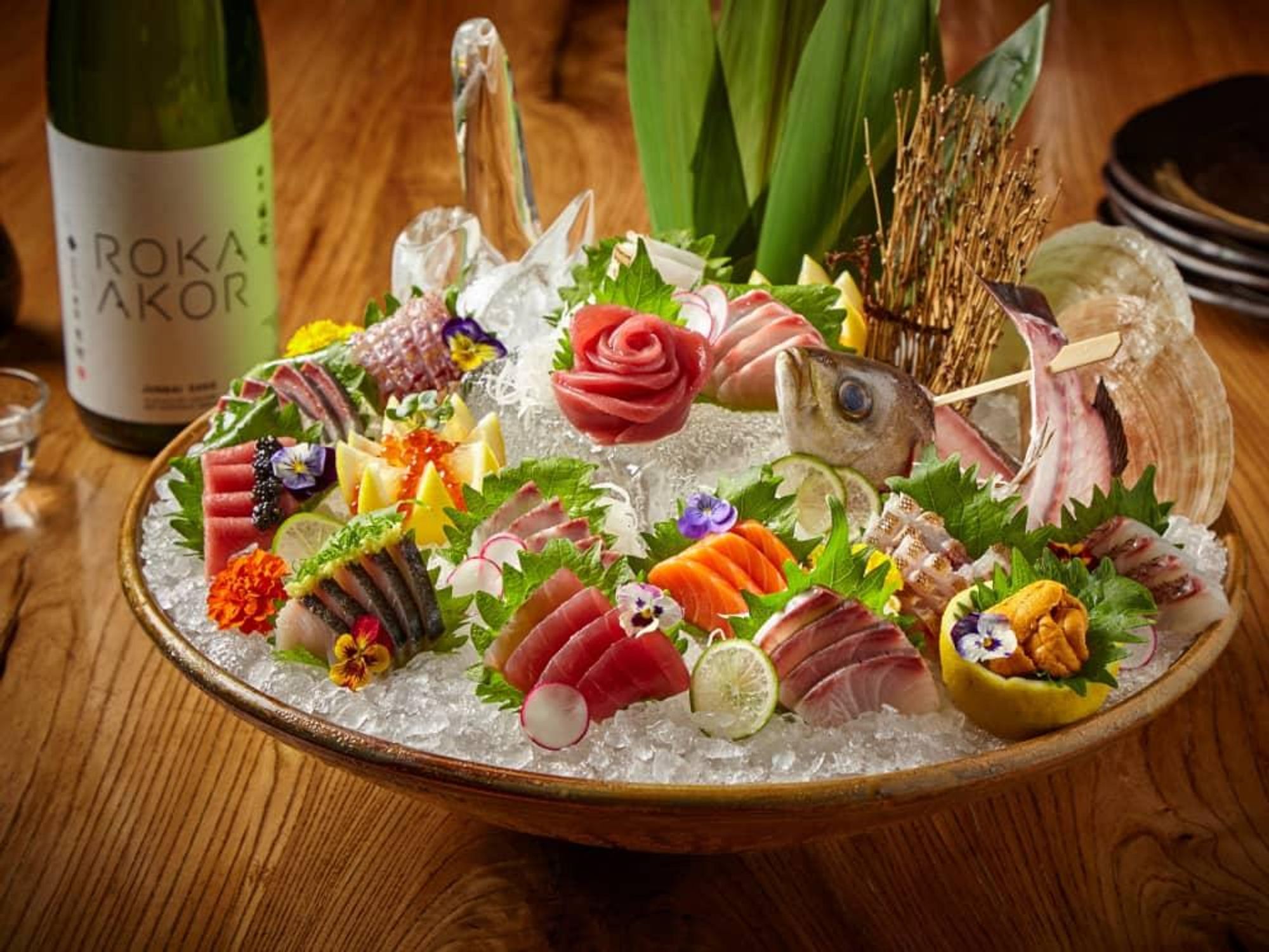 Roka Akor sashimi platter