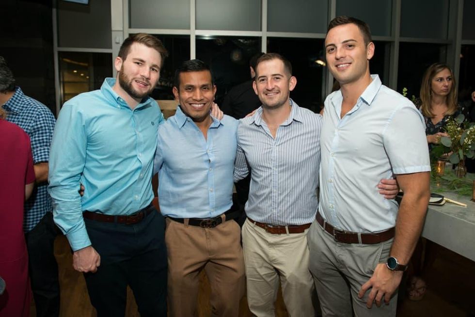 Roka Akor Will Johnston, Carlos Talledo, Nick Simmons and Chris Foley