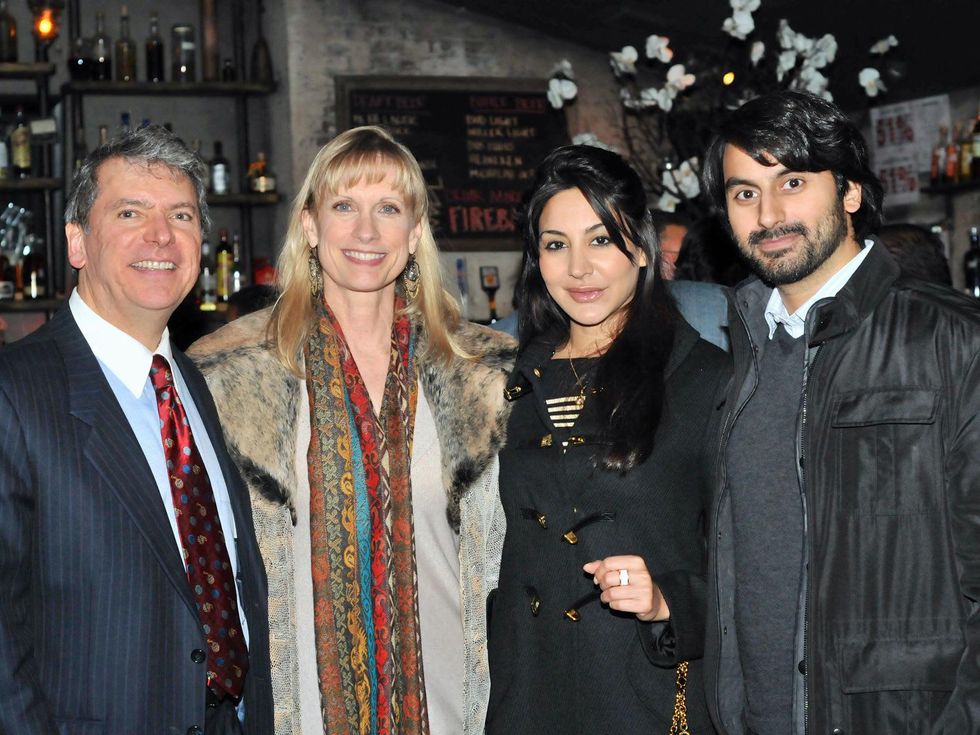 Roland and Karen Garcia, from left, and Lena and Ayman Nasser at the Mayor's Hispanic Advisory Board Holiday Party December 2013