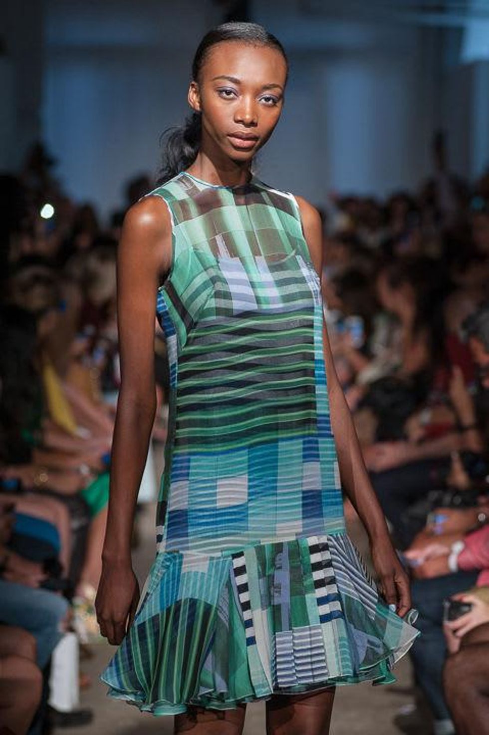 Rolando Santana print dress