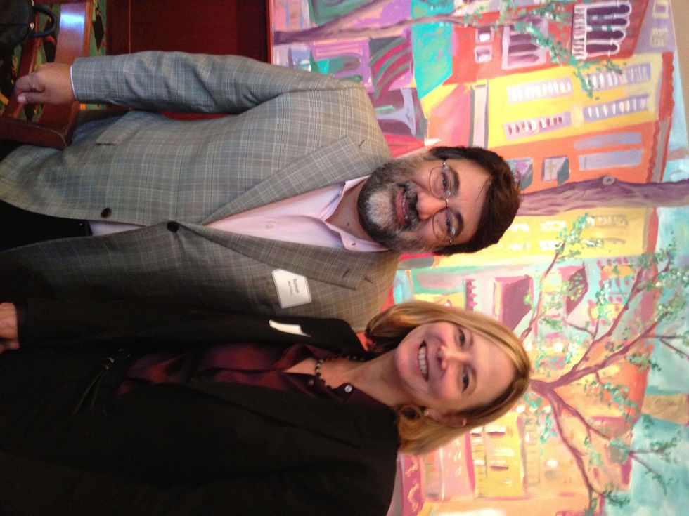 Roman Martinez and Nancy Barnes at luncheon November 2013