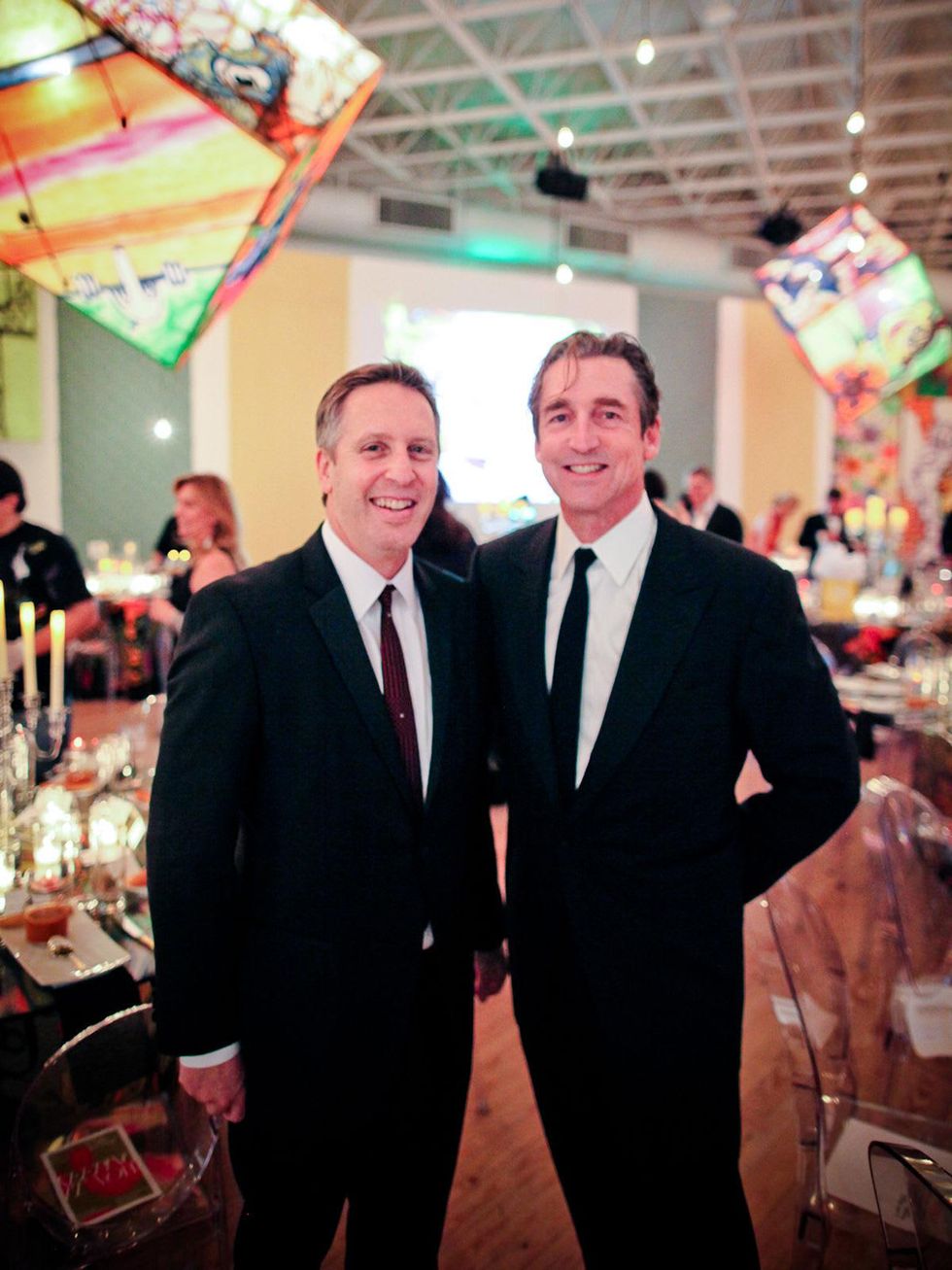 Ron White, left, and Ford Hubbard at the CAMH Gala April 2014