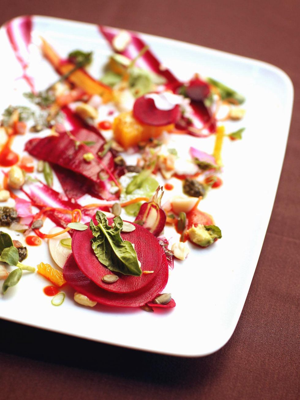 Roots Bistro, March 2013, lunch menu, beet salad